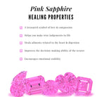 Pink Sapphire and Diamond Minimal Half Eternity Ring Pink Sapphire - ( AAA ) - Quality - Rosec Jewels