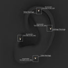 Rosec Jewels-Natural Freshwater Pearl Solitaire Reindeer Earring