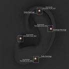 Rosec Jewels-Freshwater Pearl Solitaire Sunburst Earring