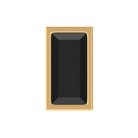 Baguette Cut Black Onyx Helix Earring in Bezel Setting AAA - Rosec Jewels