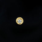 Solitaire Moissanite Circle Cartilage Earring D-VS1 - Rosec Jewels