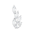 Marquise Moissanite Leaf Earring for Helix Piercing D-VS1 - Rosec Jewels