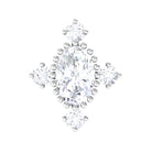 Rosec Jewels-Vintage Inspired Oval Diamond Cartilage Earring