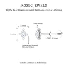 Rosec Jewels-Vintage Inspired Oval Diamond Cartilage Earring