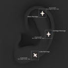 Rosec Jewels-Vintage Inspired Oval Diamond Cartilage Earring