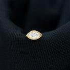 Marquise Diamond Solitaire Earring for Tragus Piercing Natural - ( HI-SI ) - Rosec Jewels