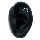 Rosec Jewels-Certified Diamond Half Circle Earring for Piercing