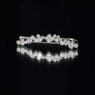 Diamond Cluster Climber Earring for Helix Piercing Lab - ( EF-VS ) - Rosec Jewels