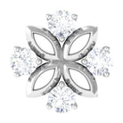 Rosec Jewels-Nature Inspired Certified Diamond Flower Earring for Helix Piercing