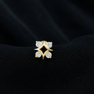 Rosec Jewels-Round Cut Diamond Star Earring for Helix Piercing