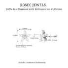 Rosec Jewels-Marquise Diamond Floral Upper Lobe Earring