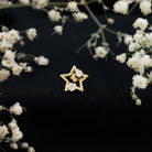 Rosec Jewels-Certified Diamond Star Earring for Upper Lobe Piercing