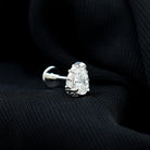 Solitaire Diamond Teardrop Tragus Earring for Women Lab - ( EF-VS ) - Rosec Jewels