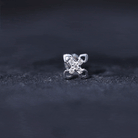 Real Diamond Floral Earring for Cartilage Piercing Natural - ( HI-SI ) - Rosec Jewels