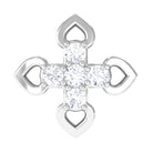 Real Diamond Floral Earring for Cartilage Piercing Natural - ( HI-SI ) - Rosec Jewels
