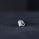 Rosec Jewels-Simple Round Diamond Heart Cartilage Earring