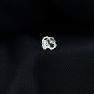 Rosec Jewels-Simple Round Diamond Heart Cartilage Earring