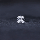 Nature Inspired Certified Diamond Flower Earring for Helix Piercing Natural - ( HI-SI ) - Rosec Jewels