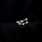 Diamond Capricorn Constellation Helix Piercing Earring Natural - ( HI-SI ) - Rosec Jewels