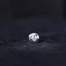Classic Diamond Solitaire Helix Piercing Earring Natural - ( HI-SI ) - Rosec Jewels