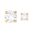 Rosec Jewels-Brilliant Cut Diamond Solitaire Earring Set for Helix Piercing