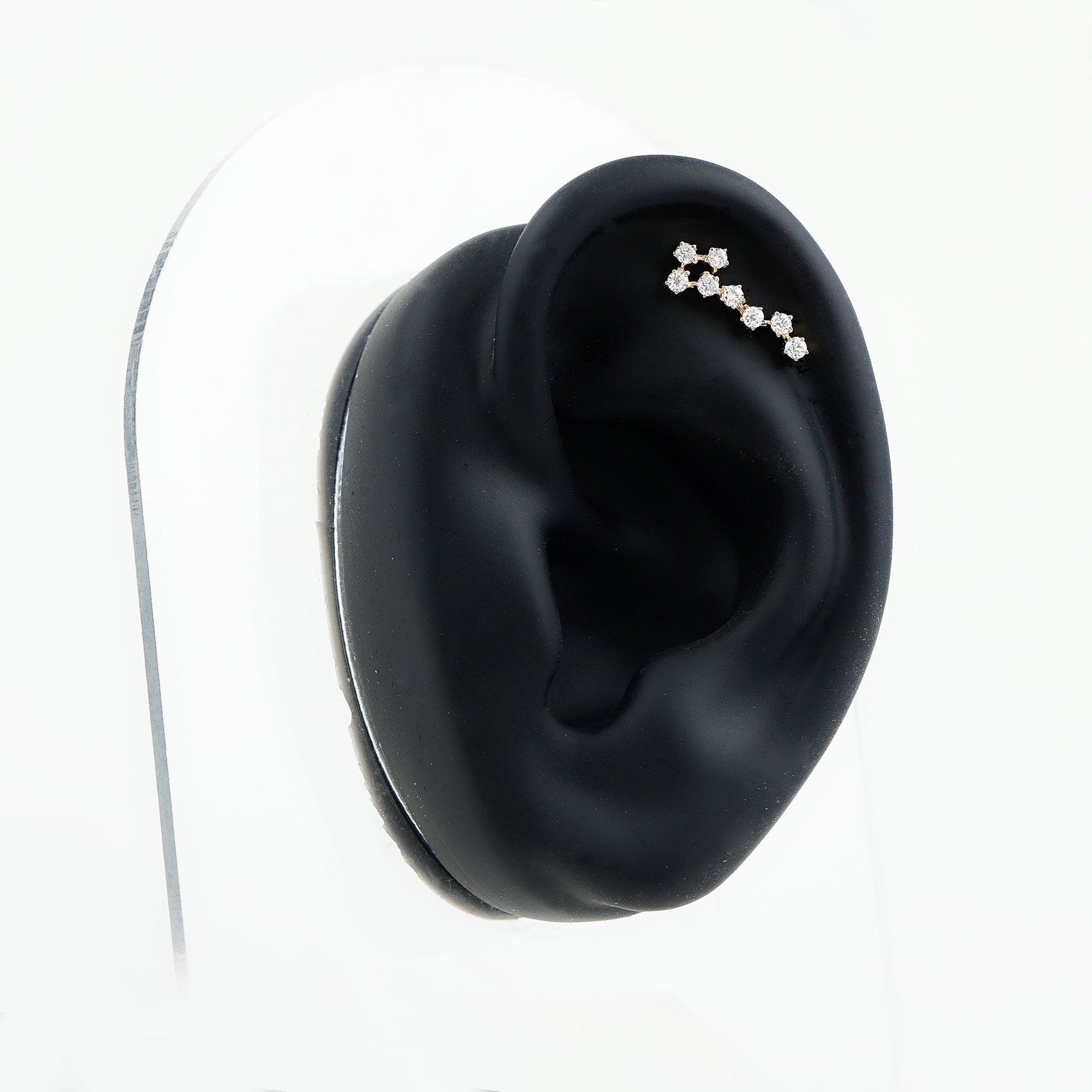 Certified Diamond Scorpio Zodiac Earring for Helix Piercing Natural - ( HI-SI ) - Rosec Jewels