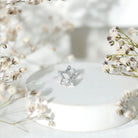 Rosec Jewels-Certified Diamond Star Earring for Upper Lobe Piercing