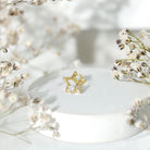 Rosec Jewels-Certified Diamond Star Earring for Upper Lobe Piercing