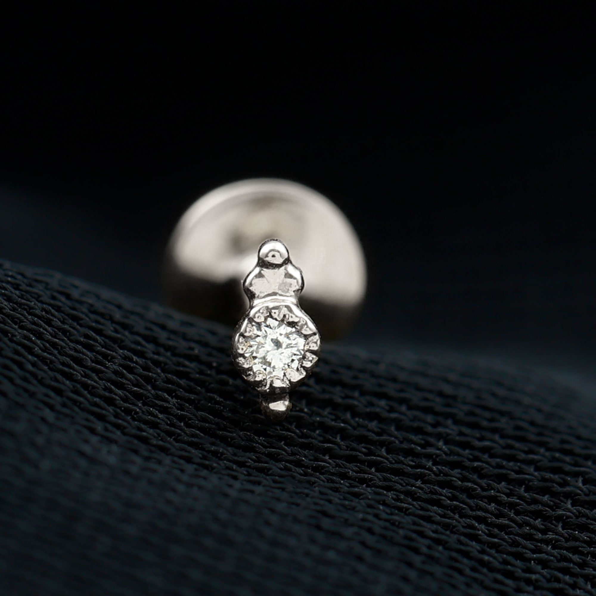 Natural Certified Diamond Conch Earring Natural - ( HI-SI ) - Rosec Jewels