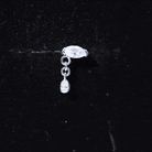 Real Marquise Diamond Cartilage Drop Earring Natural - ( HI-SI ) - Rosec Jewels