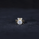 Certified Moissanite Crab Cartilage Earring D-VS1 - Rosec Jewels