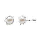 Rosec Jewels-Real Freshwater Pearl Solitaire Earring for Helix Piercing