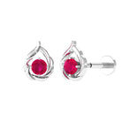 Rosec Jewels-Natural Ruby Simple Tragus Earring