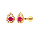 Rosec Jewels-Natural Ruby Simple Tragus Earring