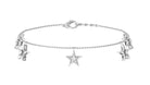 Rosec Jewels-Diamond Star Chain Charm Bracelet