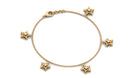 Rosec Jewels-Diamond Star Chain Charm Bracelet
