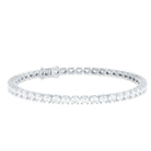 Rosec Jewels-East West Oval Lab Grown Diamond Tennis Bracelet