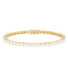 Rosec Jewels-East West Oval Lab Grown Diamond Tennis Bracelet