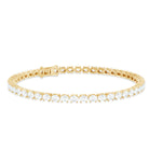 Rosec Jewels-East West Oval Lab Grown Diamond Tennis Bracelet