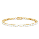 Rosec Jewels-East West Oval Lab Grown Diamond Tennis Bracelet
