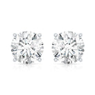 Rosec Jewels-4 Carat Lab Grown Diamond Stud Earrings with IGI Certificate