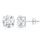 Rosec Jewels-4 Carat Lab Grown Diamond Stud Earrings with IGI Certificate