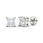 Rosec Jewels-1.7 Carat Lily Cut Certified Lab Grown Diamond Solitaire Stud Earrings