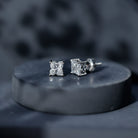 Rosec Jewels-1.7 Carat Lily Cut Certified Lab Grown Diamond Solitaire Stud Earrings