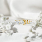 Rosec Jewels-1.7 Carat Lily Cut Certified Lab Grown Diamond Solitaire Stud Earrings