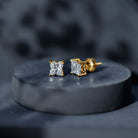 Rosec Jewels-1.7 Carat Lily Cut Certified Lab Grown Diamond Solitaire Stud Earrings
