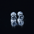 1.2 Carat Round Cut London Blue Topaz Solitaire Stud Earrings in Bezel Setting AAA - Rosec Jewels