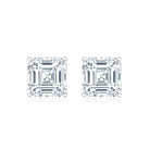 Rosec Jewels-Certified 1.4 Carat Asscher Cut Lab Grown Diamond Stud Earrings