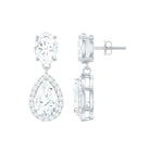 Rosec Jewels-Dangling Lab Grown Diamond Bridal Earrings