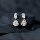 Rosec Jewels-Dangling Lab Grown Diamond Bridal Earrings